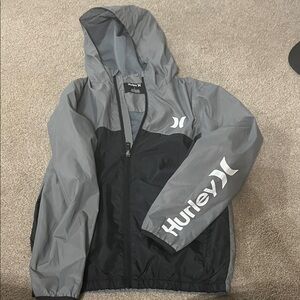 Hurley Two-Tone Gray and Black Jacket